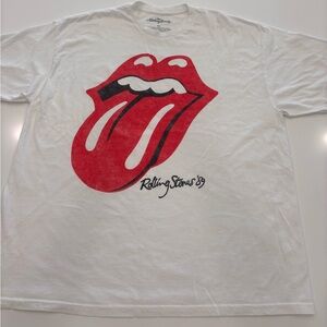 Rolling Stones 1989 Mens XL White T Shirt